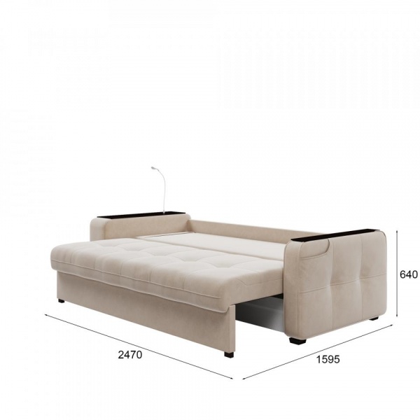 Диван Киль-4 с пуфом Velutto 04