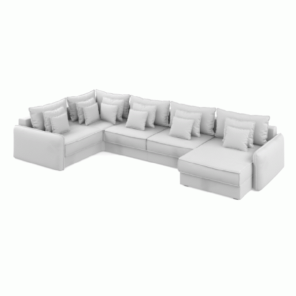 Диван угловой П-образный Кросби Velutto 28