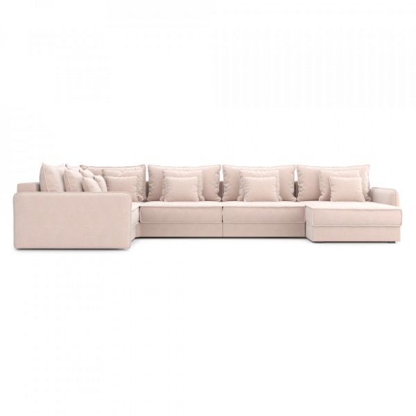 Диван угловой П-образный Кросби Velutto 04