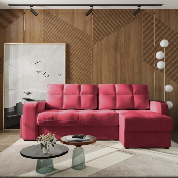 Диван угловой правый Киль-4 с пуфом Maxx 325