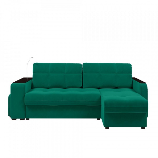 Диван угловой правый Киль-4 с пуфом Velutto 33