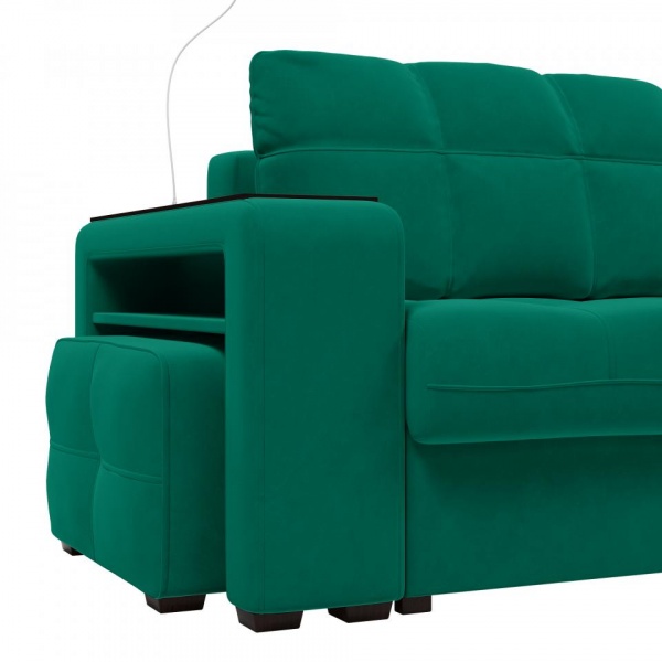 Диван угловой правый Киль-4 с пуфом Velutto 33