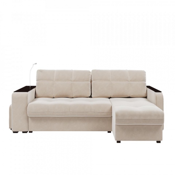 Диван угловой правый Киль-4 с пуфом Velutto 04