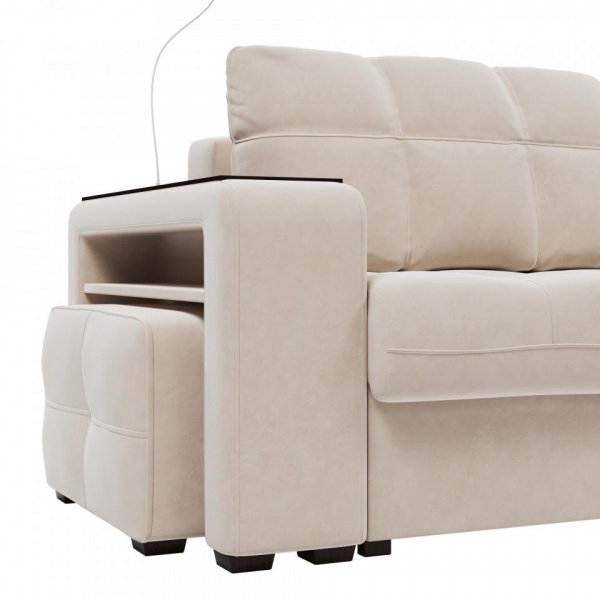 Диван угловой правый Киль-4 с пуфом Velutto 04