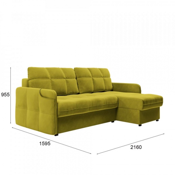 Диван угловой Киль-1 Velutto 28