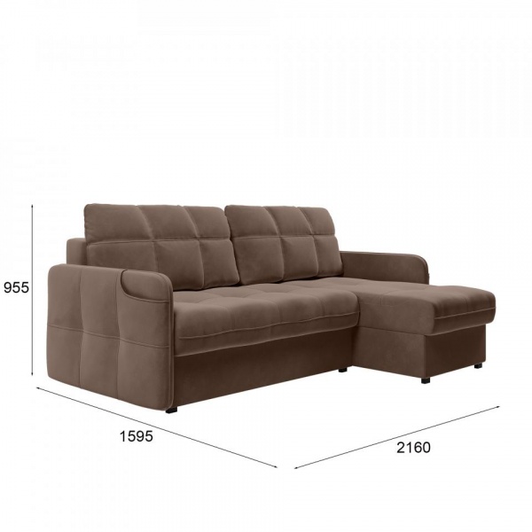 Диван угловой Киль-1 Velutto 23