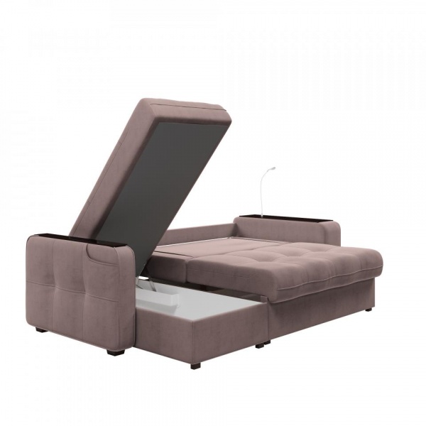 Диван угловой левый Киль-4 с пуфом Maxx 235