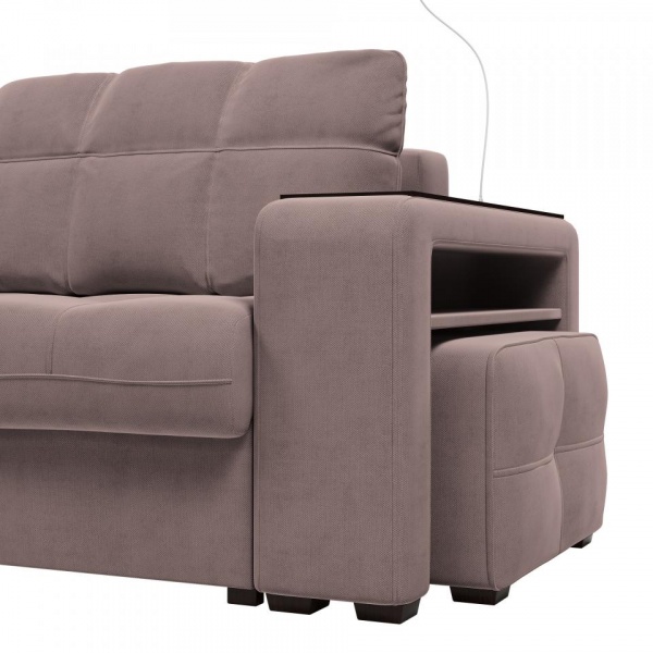 Диван угловой левый Киль-4 с пуфом Maxx 235