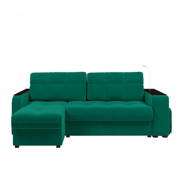 Диван угловой левый Киль-4 с пуфом Velutto 33