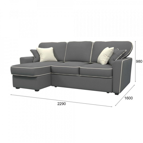 Диван угловой левый Бенедикт Premier 25