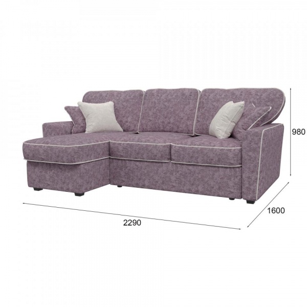 Диван угловой левый Бенедикт Allure 11