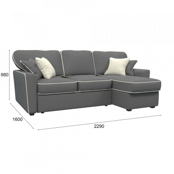 Диван угловой правый Бенедикт Premier 25