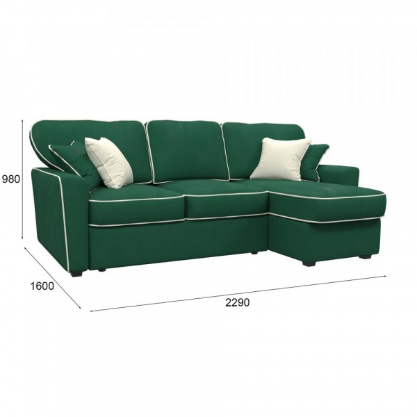 Диван угловой правый Бенедикт Premier 18