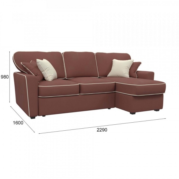 Диван угловой правый Бенедикт Premier 10