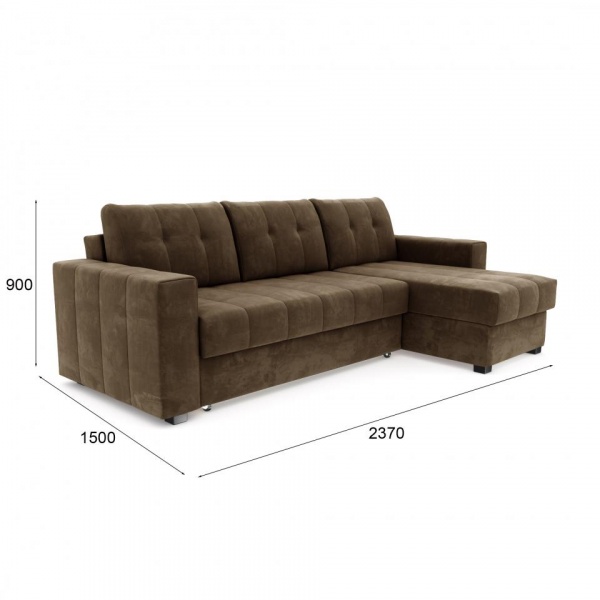 Диван угловой Лиссабон Velutto 23