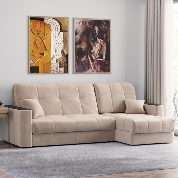 Диван угловой Камелот 1,4 Velutto 04