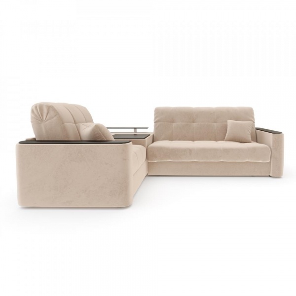 Диван угловой с баром Камелот 1,6 Velutto 04