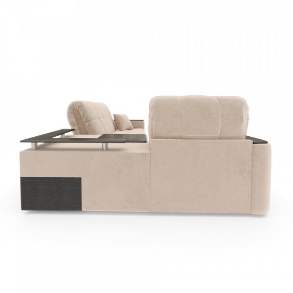 Диван угловой с баром Камелот 1,6 Velutto 04