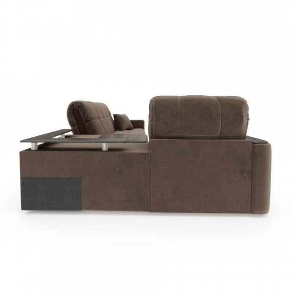Диван угловой с баром Камелот 1,6 Velutto 23
