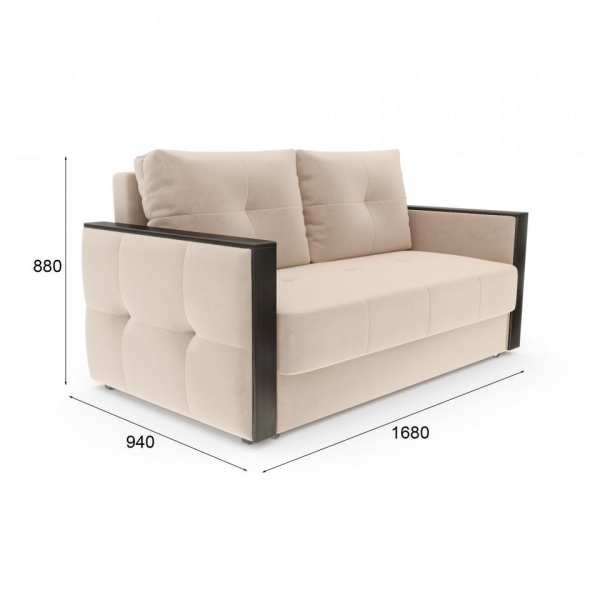 Диван 2-местный Винг Velutto 04