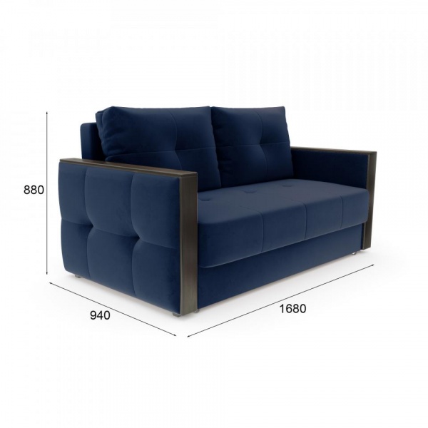 Диван 2-местный Винг Velutto 26