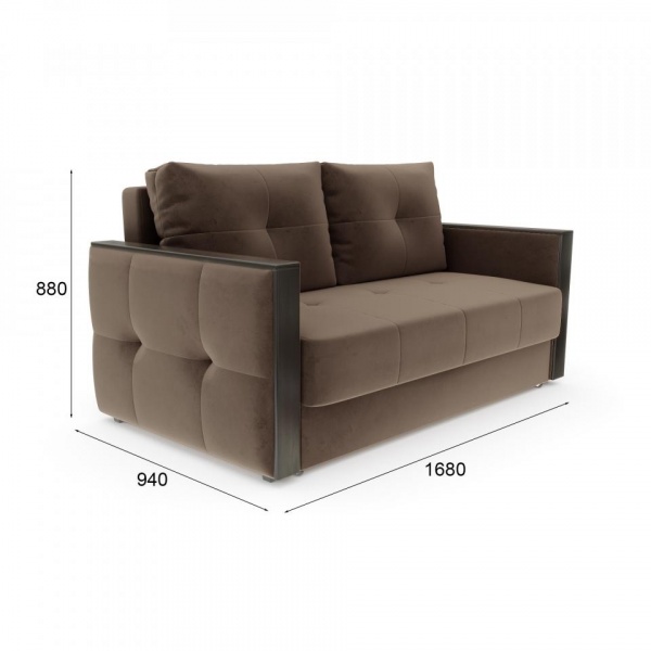 Диван 2-местный Винг Velutto 23