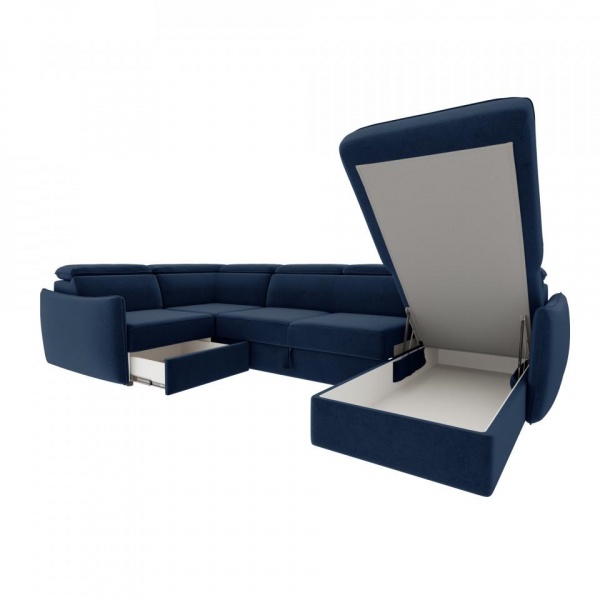 Диван угловой П-образный правый Торонто Velutto 26