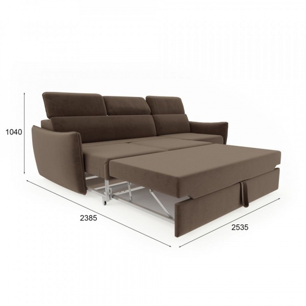 Диван правый Торонто Velutto 23