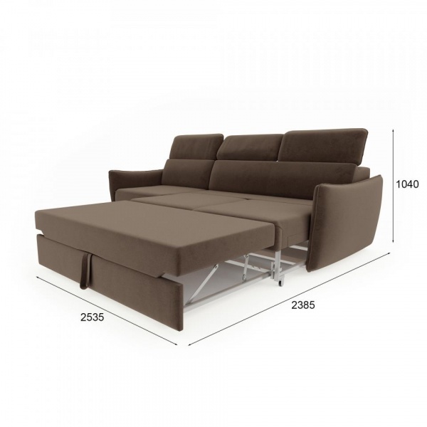 Диван левый Торонто Velutto 23