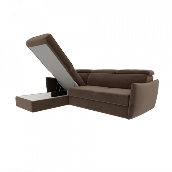 Диван угловой левый Торонто Velutto 23 Вариант 1