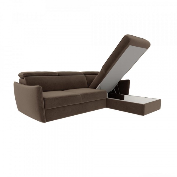 Диван угловой правый Торонто Velutto 23 Вариант 1