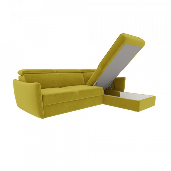 Диван угловой правый Торонто Velutto 28 Вариант 1