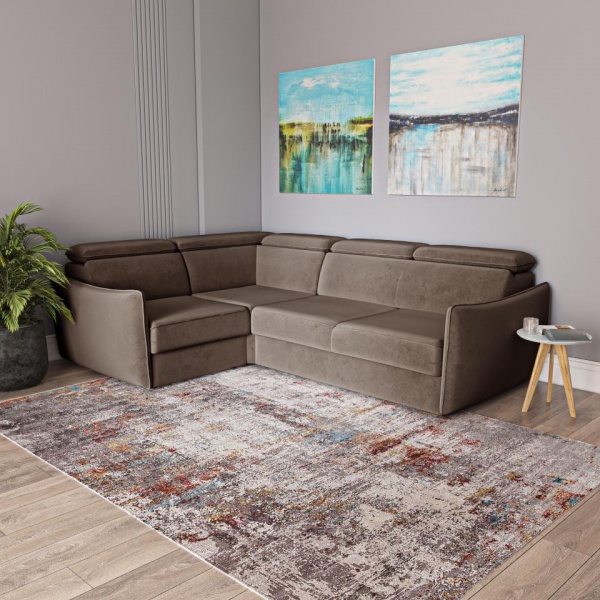 Диван угловой левый Торонто Velutto 23 Вариант 2