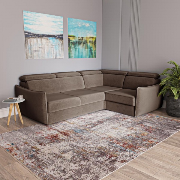 Диван угловой правый Торонто Velutto 23 Вариант 2