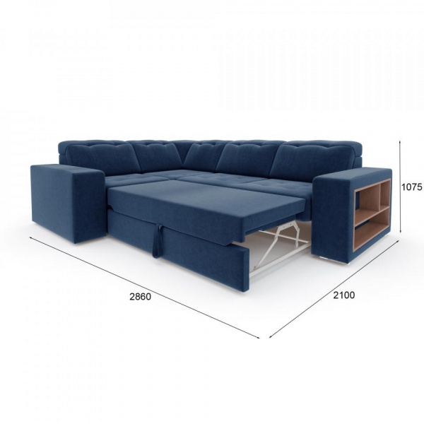 Диван угловой левый Лондон Formula 784 Вариант 1