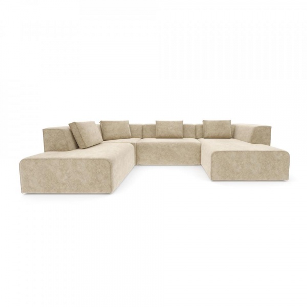 Диван угловой П-образный левый Сольер Lambre 01 Вариант 1