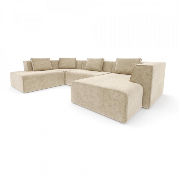 Диван угловой П-образный левый Сольер Lambre 01 Вариант 1