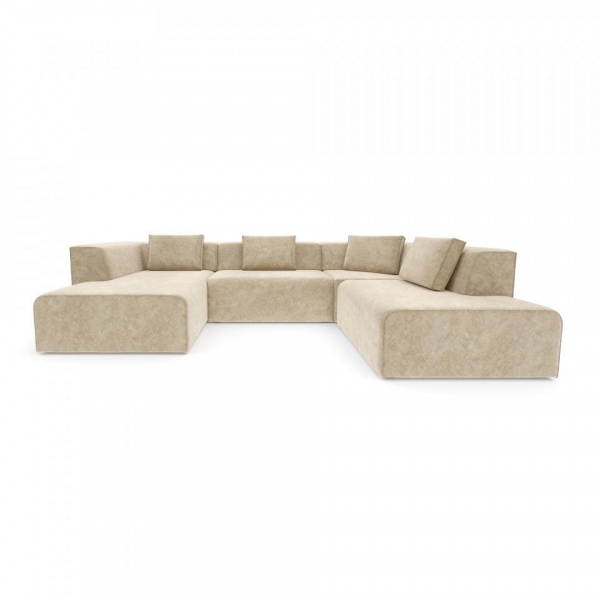 Диван угловой П-образный правый Сольер Lambre 01 Вариант 1