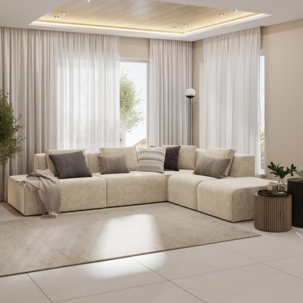 Диван угловой правый Сольер Lambre 01 Вариант 4