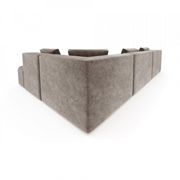 Диван угловой П-образный правый Сольер Lambre 04 Вариант 1