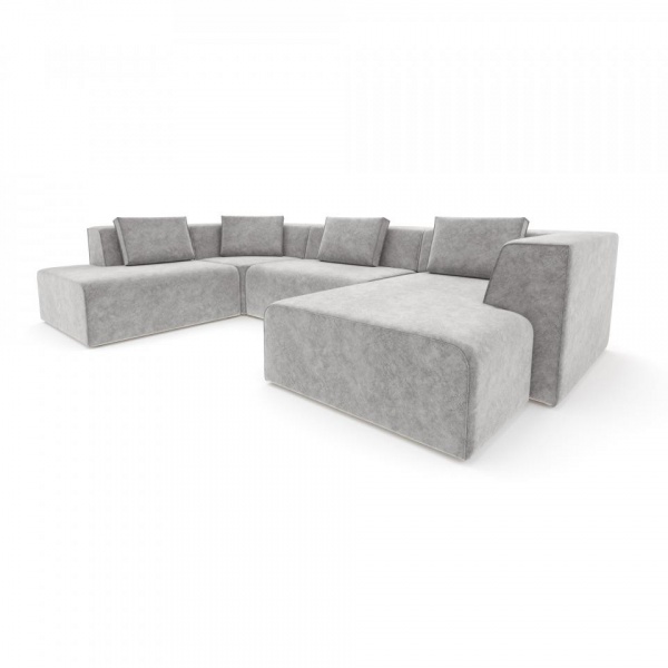 Диван угловой П-образный левый Сольер Lambre 05 Вариант 1