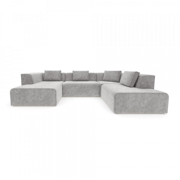 Диван угловой П-образный правый Сольер Lambre 05 Вариант 1