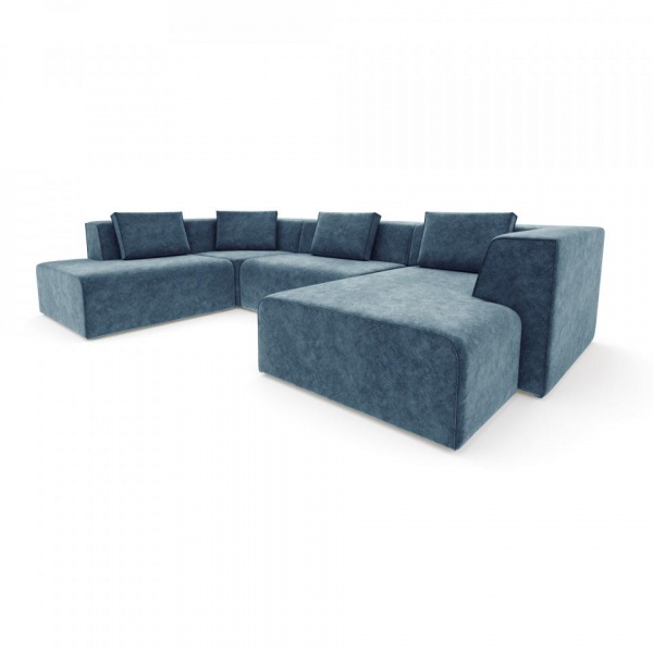 Диван угловой П-образный левый Сольер Lambre 13 Вариант 1