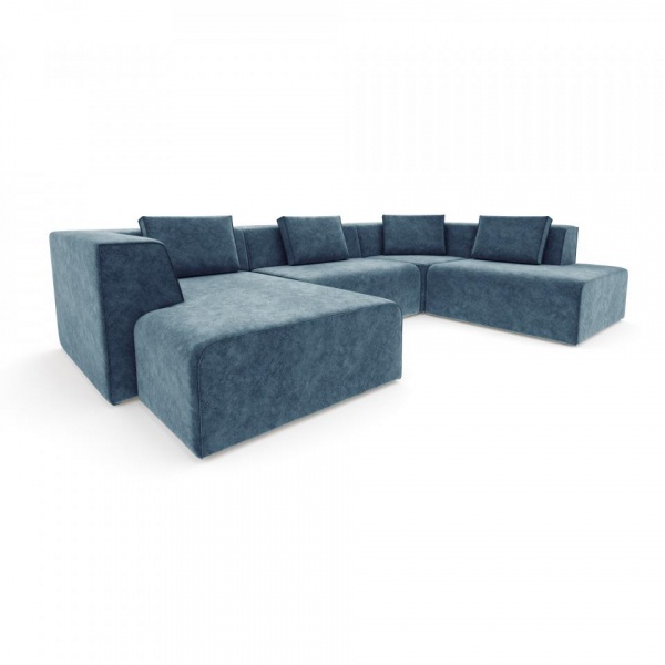 Диван угловой П-образный правый Сольер Lambre 13 Вариант 1