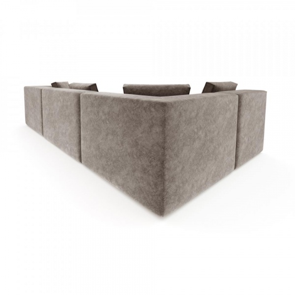 Диван угловой П-образный правый Сольер Lambre 04 Вариант 2