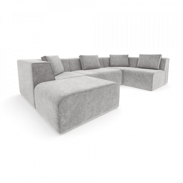 Диван угловой П-образный левый Сольер Lambre 05 Вариант 2