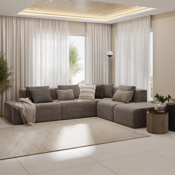 Диван угловой правый Сольер Lambre 04 Вариант 4