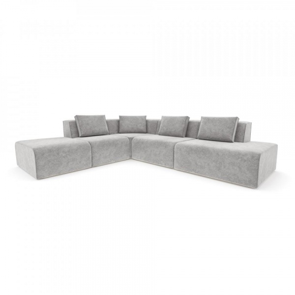 Диван угловой левый Сольер Lambre 05 Вариант 4