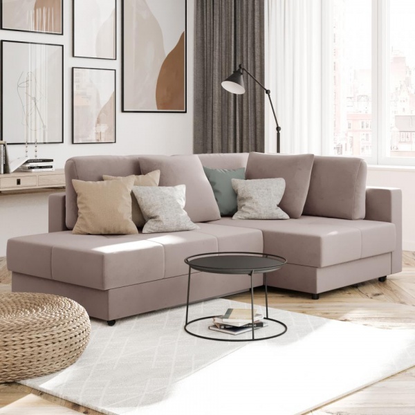 Диван угловой правый Базель Velutto 22