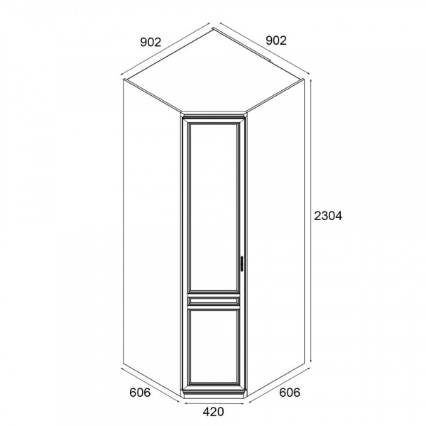 Распашные шкафы